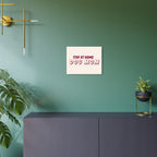 Metal Sign — "Stay At Home Dog Mom" Retro Wall Art for Dog Lovers