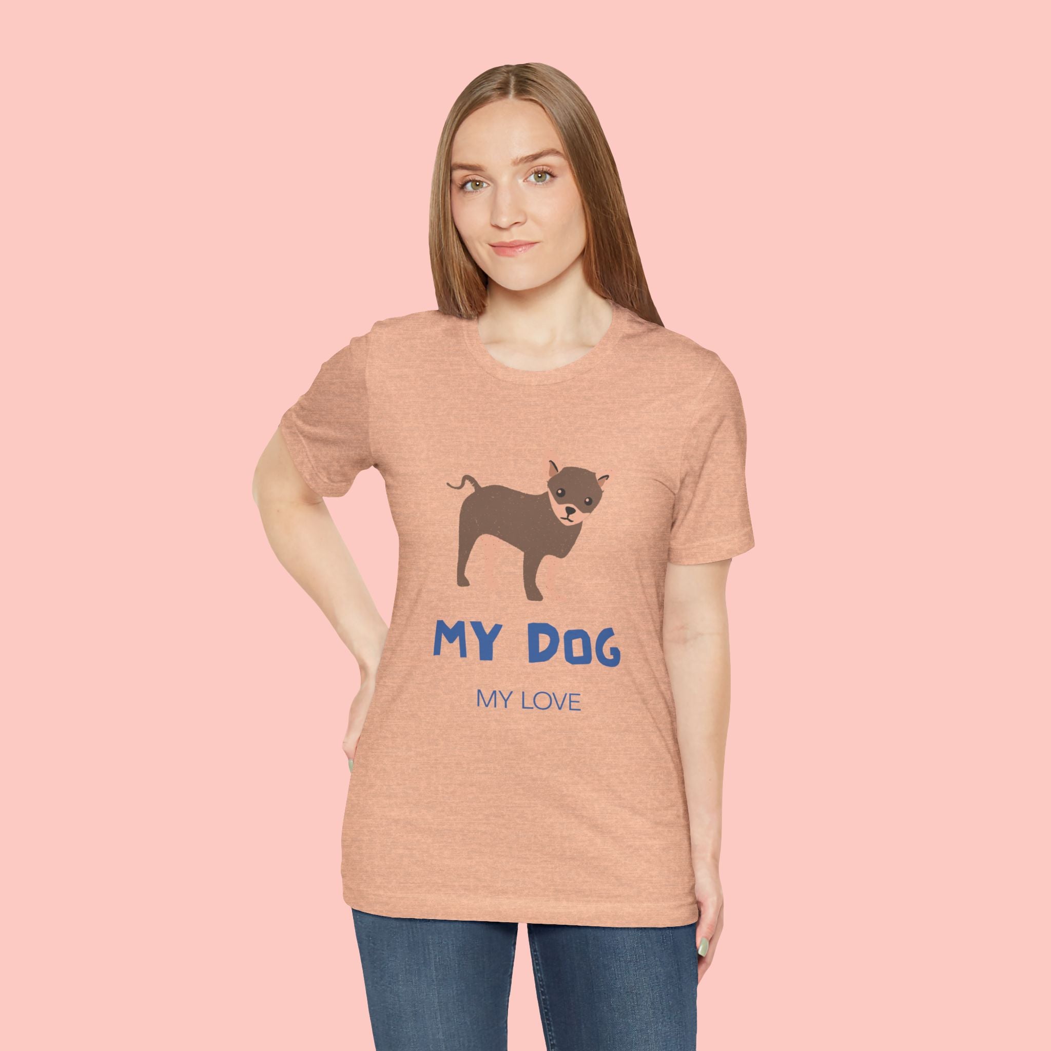 My Dog My Love T-Shirt — Cute Chihuahua Graphic Tee for Dog Lovers