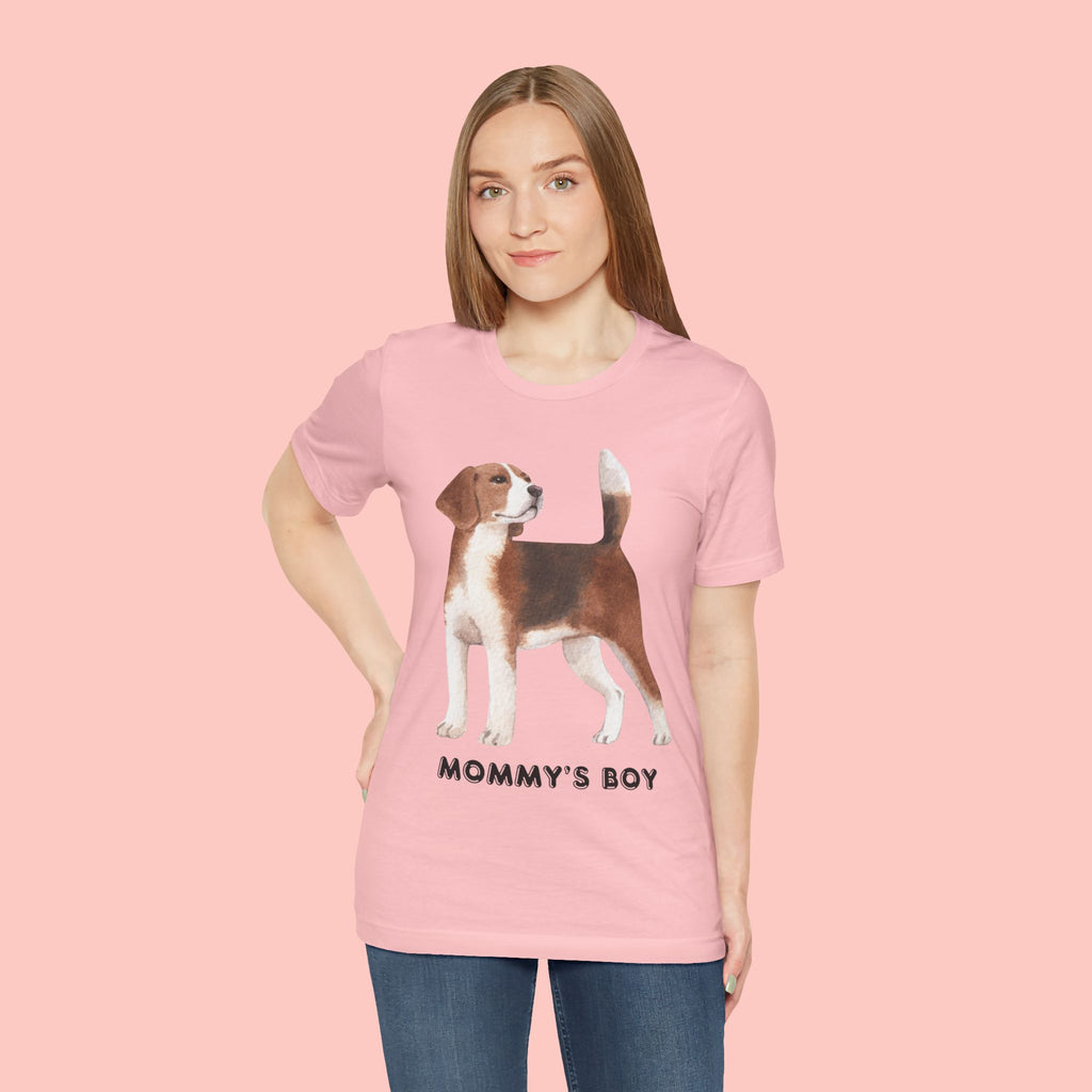 Mommy's Boy Beagle T-Shirt — Cute Dog Lover Tee