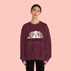 Dog Mom Sweatshirt - "I'm Counting On My Dog" Cute Cavalier King Charles Crewneck