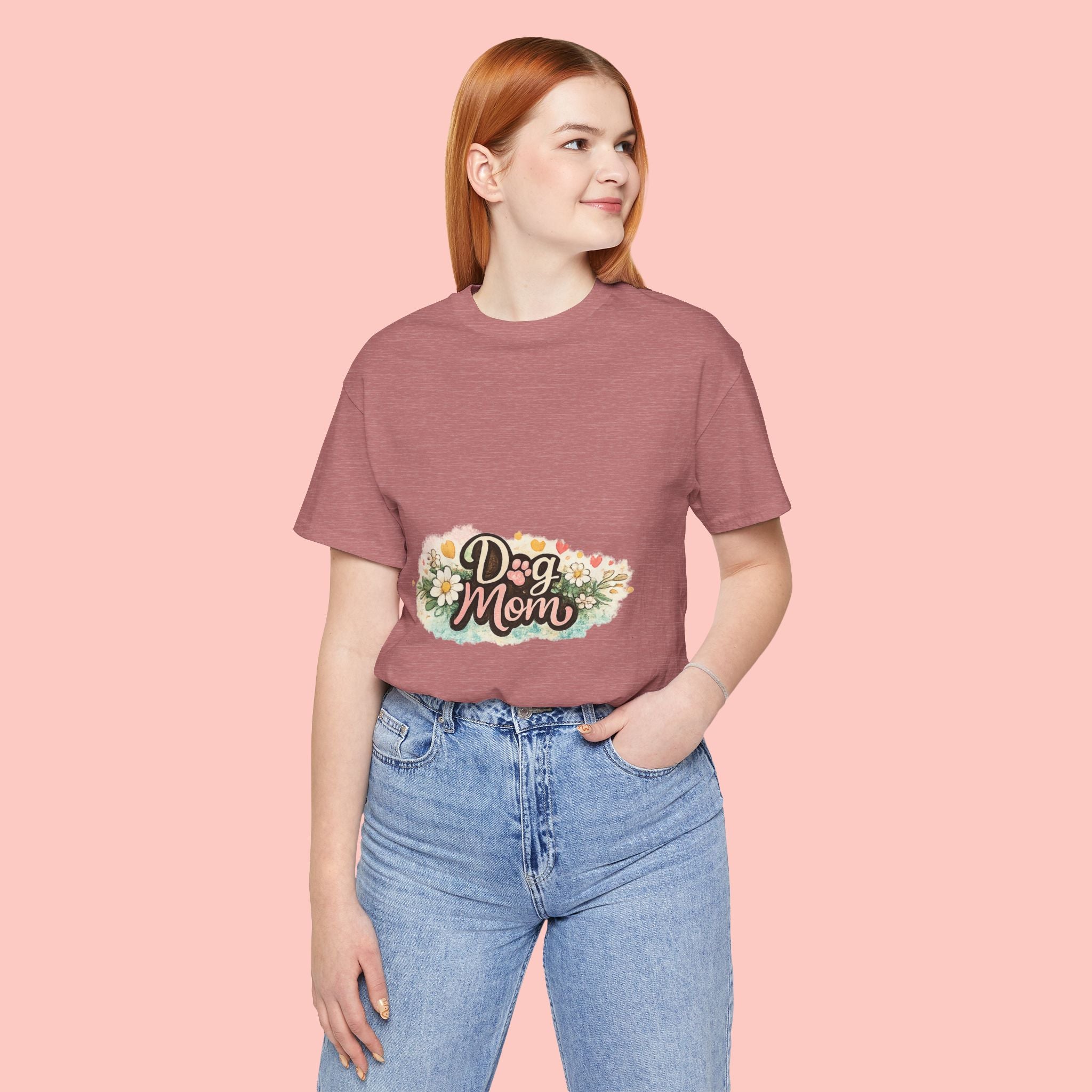 Dog Mom Floral Tee