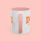 Dog Mama Coffee Mug — Cute Heart Accent Ceramic Mug (11/15 oz)