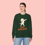 Crewneck Sweatshirt - 'Mom Approved' Dabbing Dog Cute Graphic