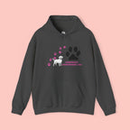 Dog Lover Hoodie — "Pawprints Wherever I Go" Pullover
