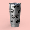 Paw Print 20oz Tumbler – Insulated Stainless Travel Cup for Dog Lovers
