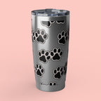 Paw Print 20oz Tumbler – Insulated Stainless Travel Cup for Dog Lovers