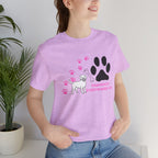 Dog Pawprint T-Shirt — "Pawprints Everywhere I Go" Cute Pet Lover Tee