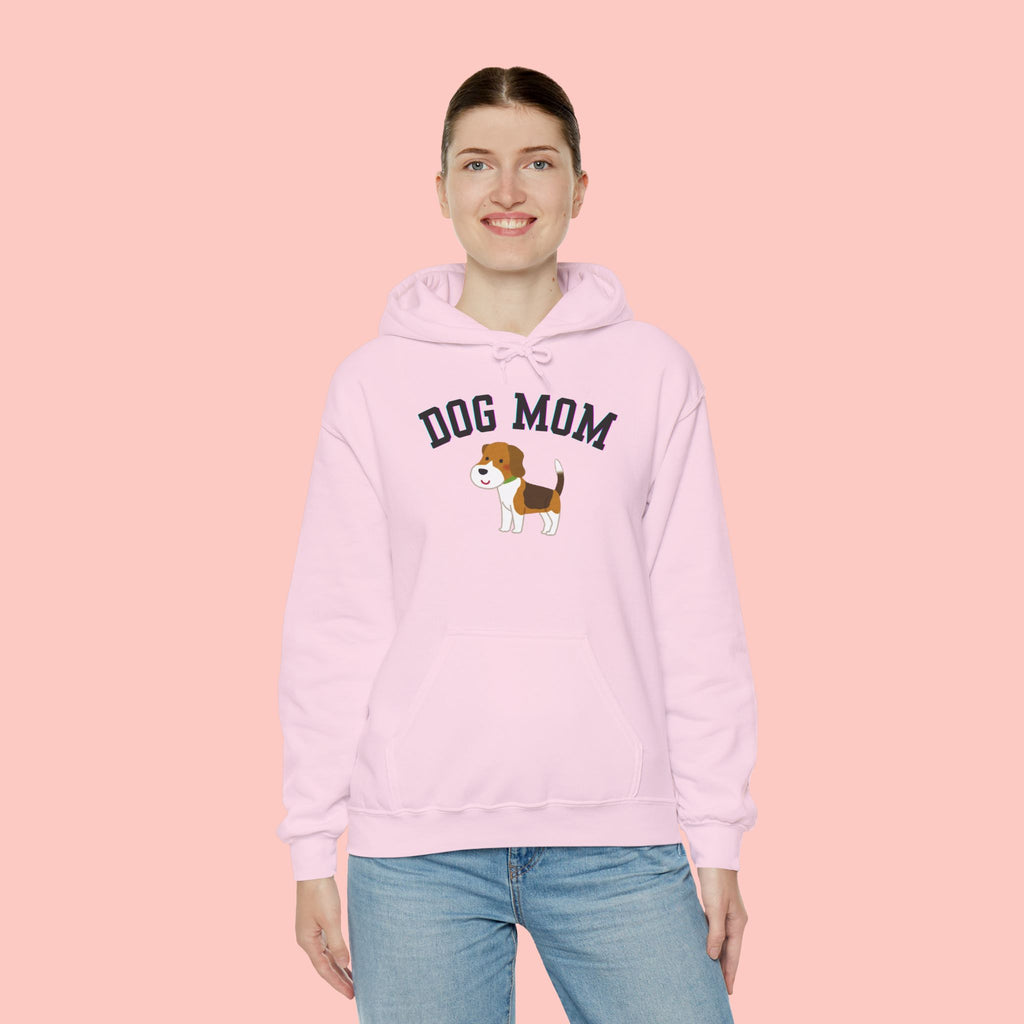 Dog Mom Hoodie — Cute Beagle Graphic Sweatshirt for Pet Lovers