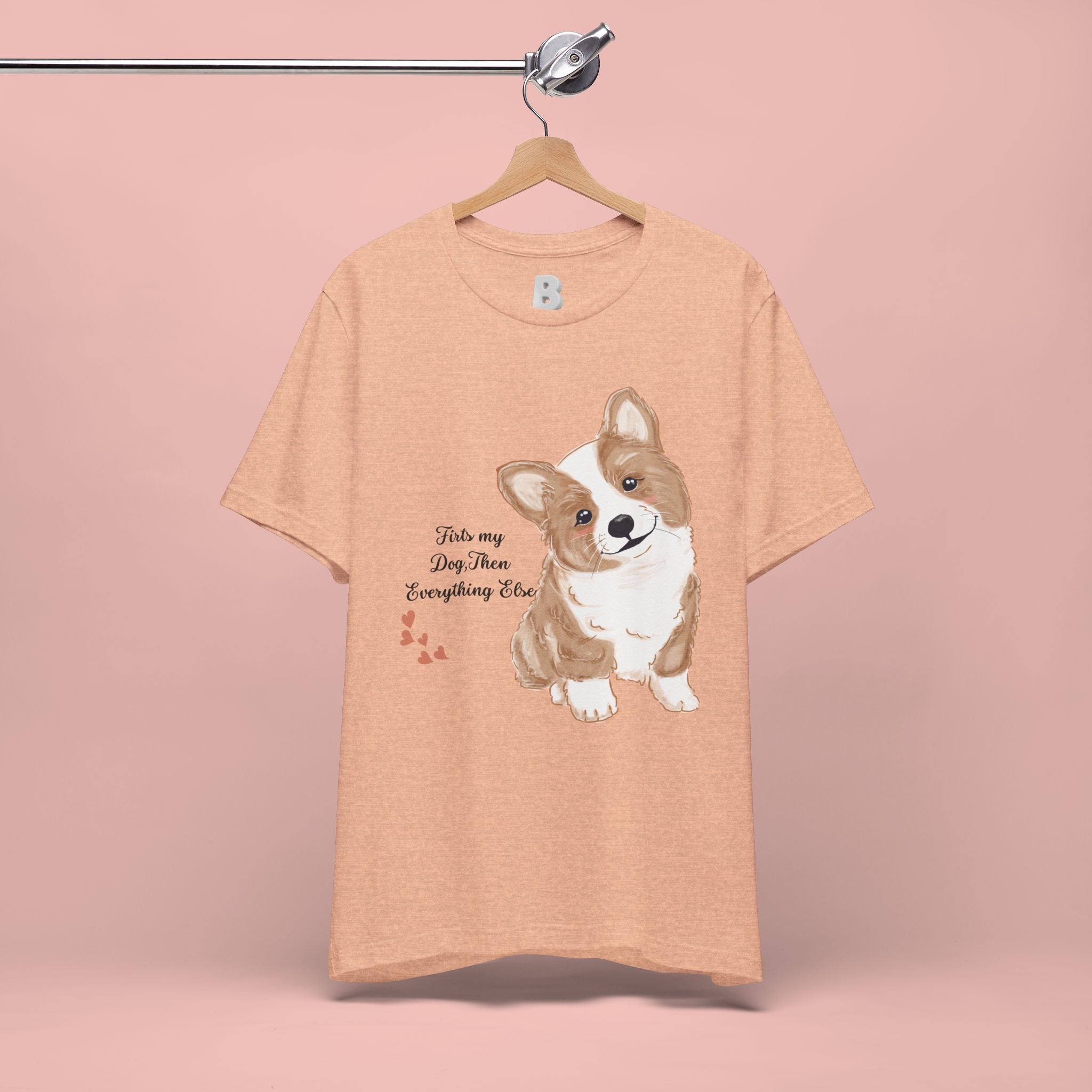 Corgi Love T-Shirt — "This my dog, then everything else" Cute Pet Tee
