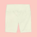 Proud Dog Mom Bike Shorts — Women's Athletic Workout Shorts with Paw Print