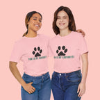 Paw Is My Favourite T‑Shirt — Dog Lover Paw Print Tee
