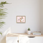 Framed Canvas Print — "First My Dog, Then Everything Else" Corgi Wall Art