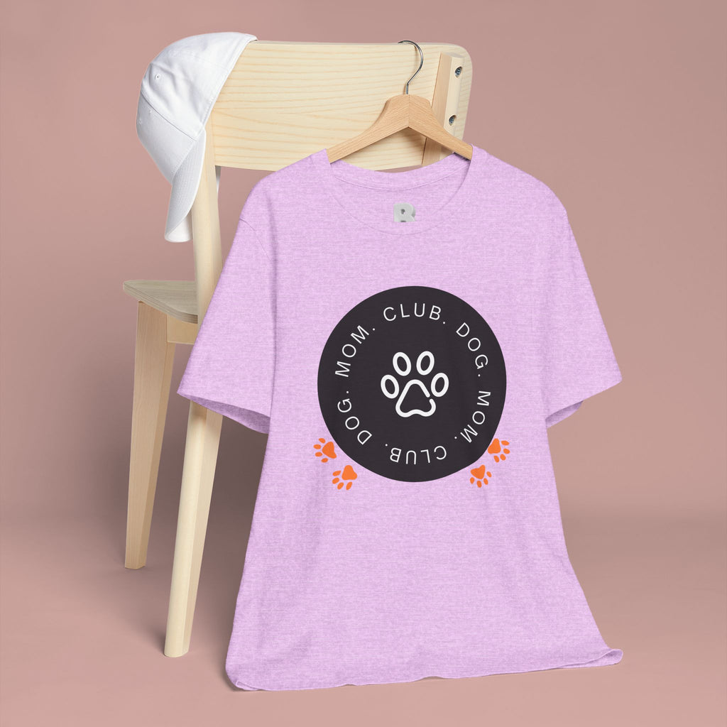 Dog Mom Club T-Shirt — Paw Print Graphic Tee for Pet Lovers