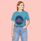 Dog Mama T-Shirt — Cute Paw & Heart Graphic Tee for Dog Lovers