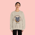 Don’t Mess With a Dog Mom Crewneck Sweatshirt – Tough Pitbull Design