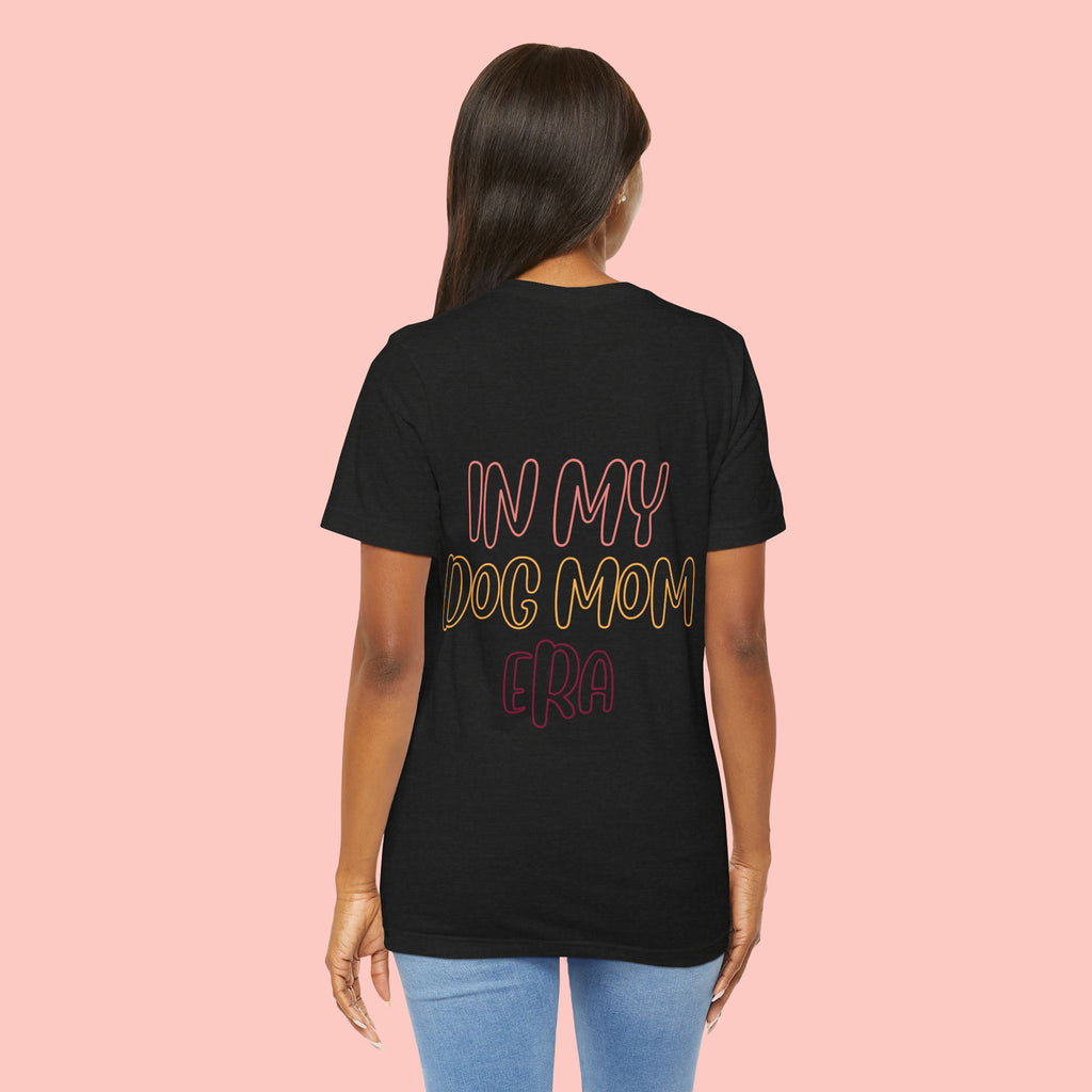 Dog Mom Tee — "In My Dog Mom Era" Cute Pastel Graphic T-Shirt