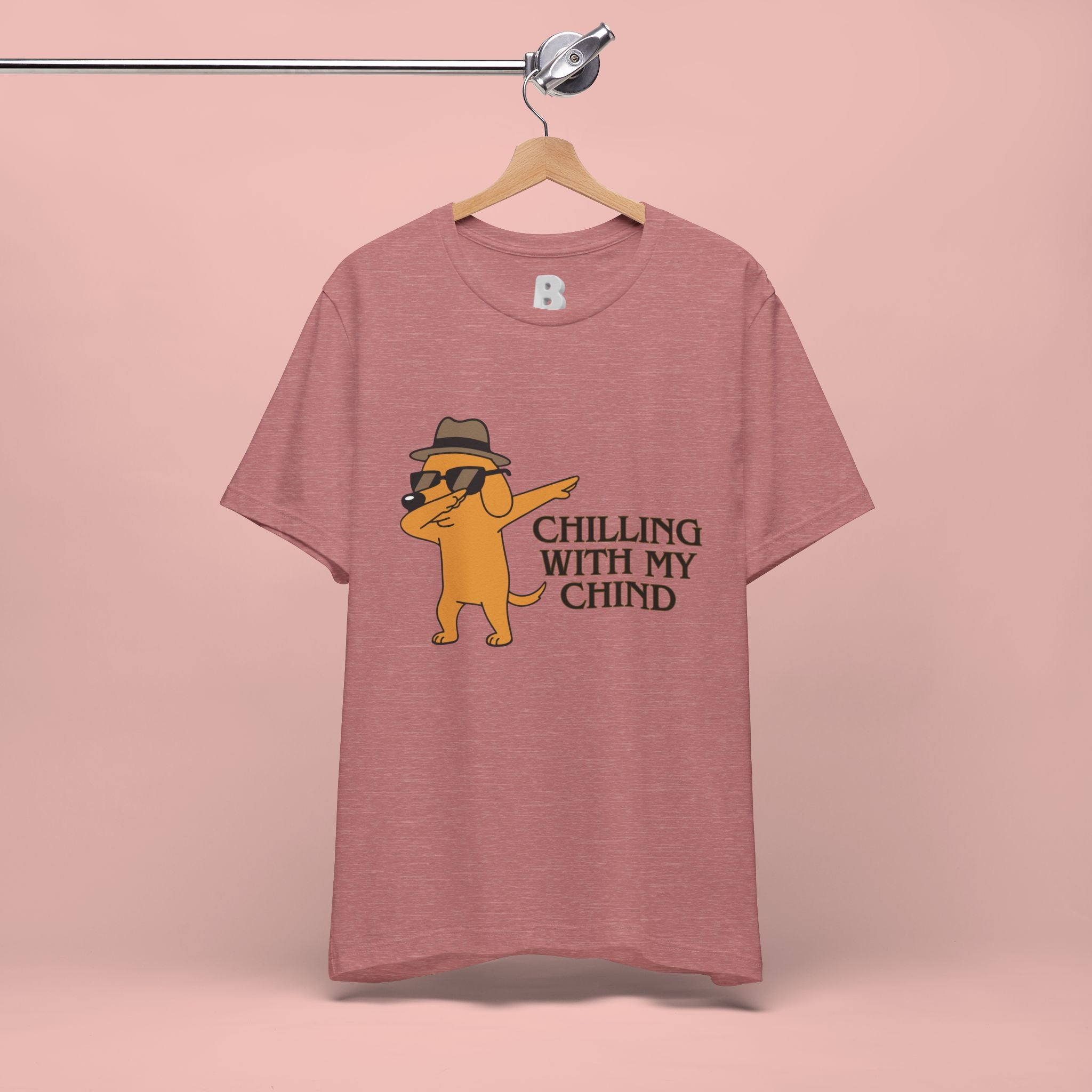 Chilling With My Chind T-Shirt — Funny Dabbing Cat Graphic Tee