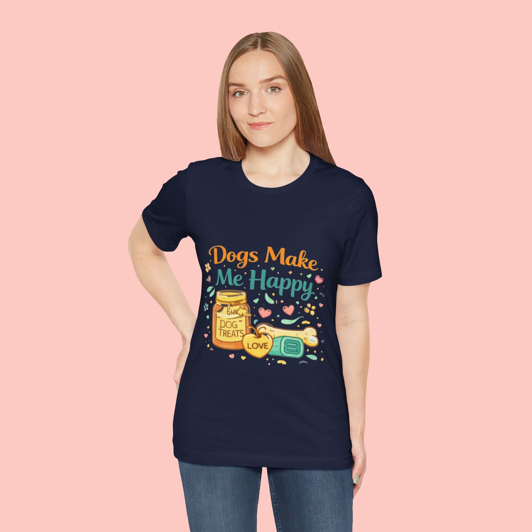 Dogs Make Me Happy T-Shirt