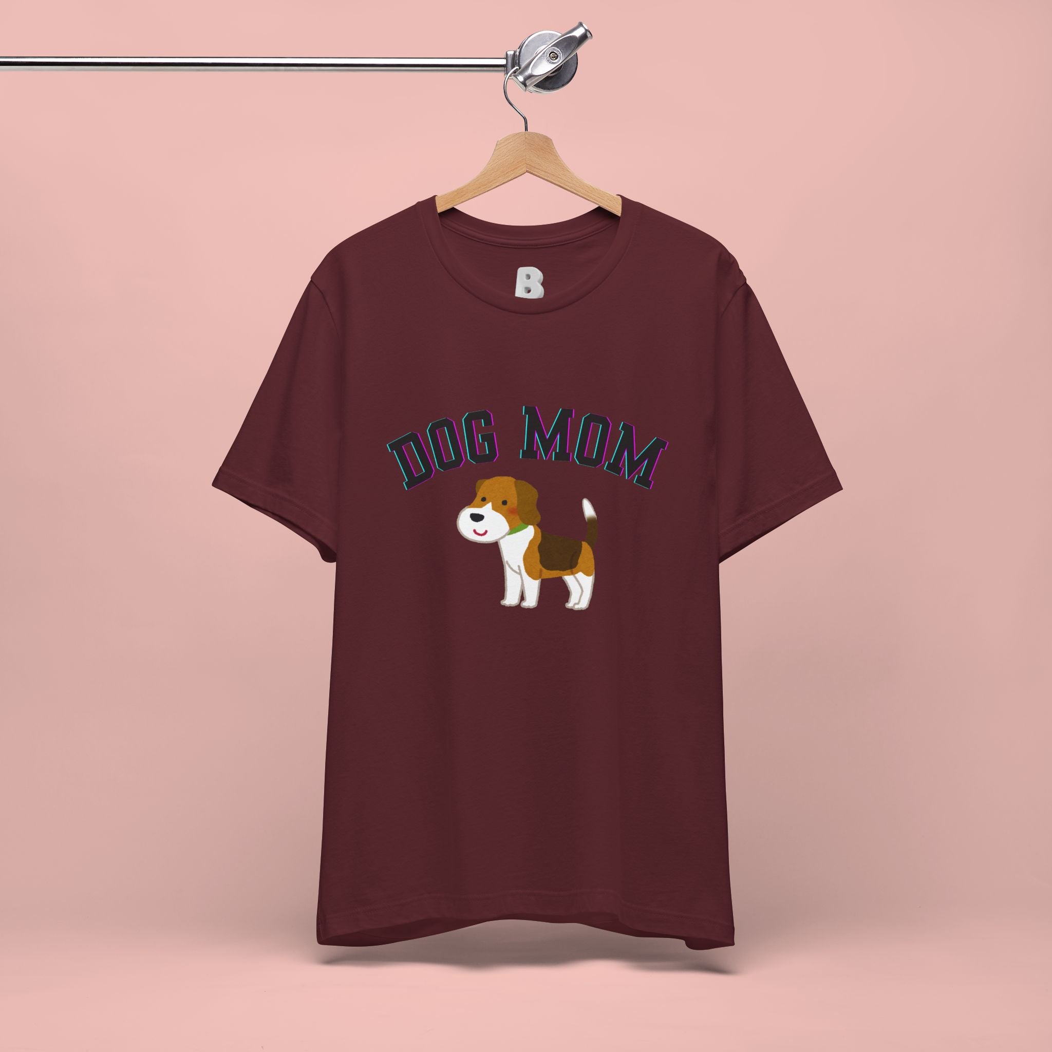 Dog Mom T-Shirt — Cute Beagle Graphic Tee for Dog Lovers