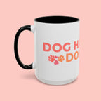Accent Coffee Mug - "Growing Hair I Don't Care" Floral Script Coffee Mug