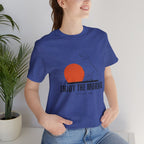 Enjoy the Morning Dog T-Shirt — Graphic Sunrise Pet Lover Tee