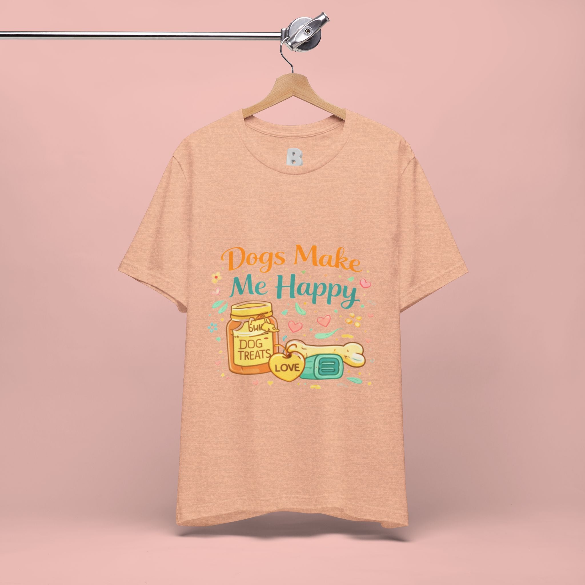 Dogs Make Me Happy T-Shirt