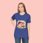 Dog Mom T-Shirt — Cute Floral Puppy Tee for Dog Lovers