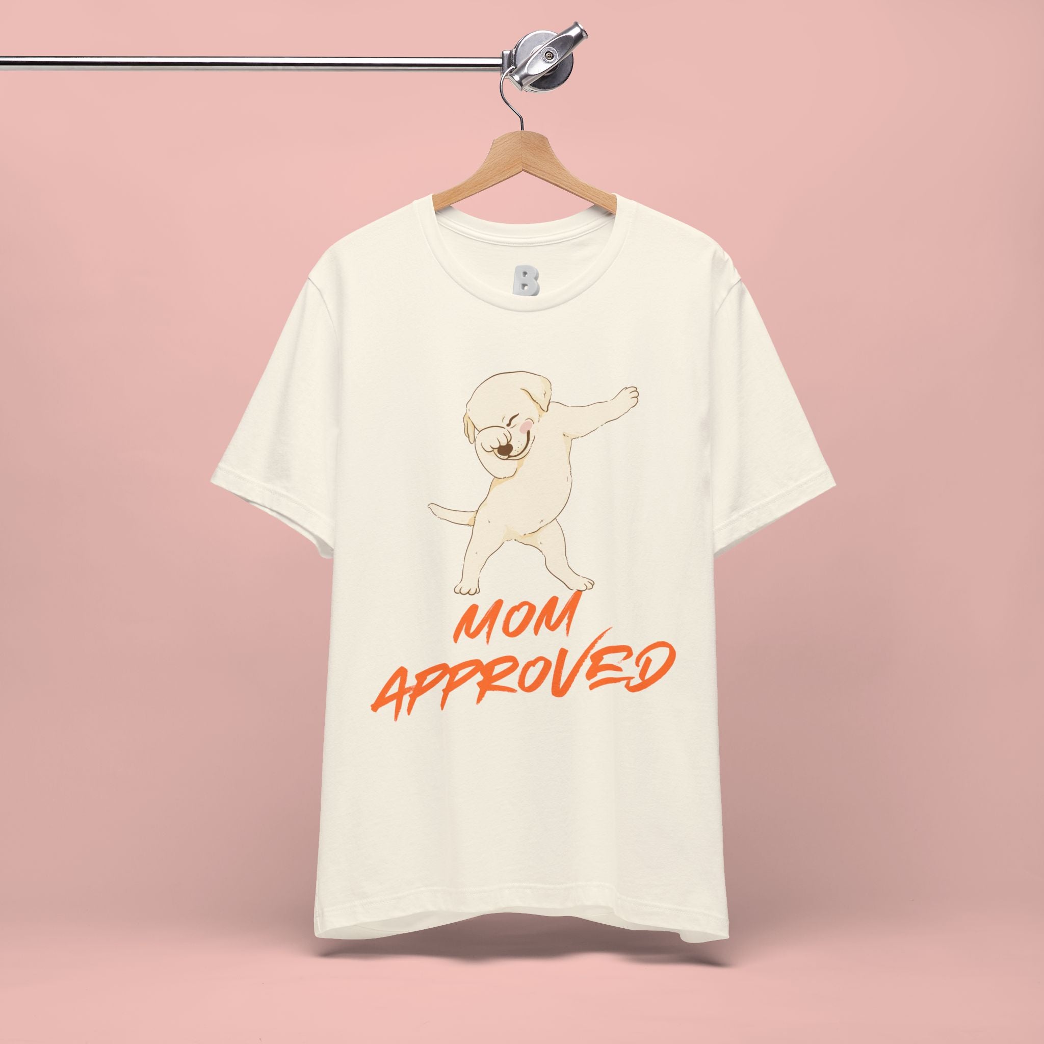 Mom Approved Tee — Dab Dog Graphic T‑Shirt