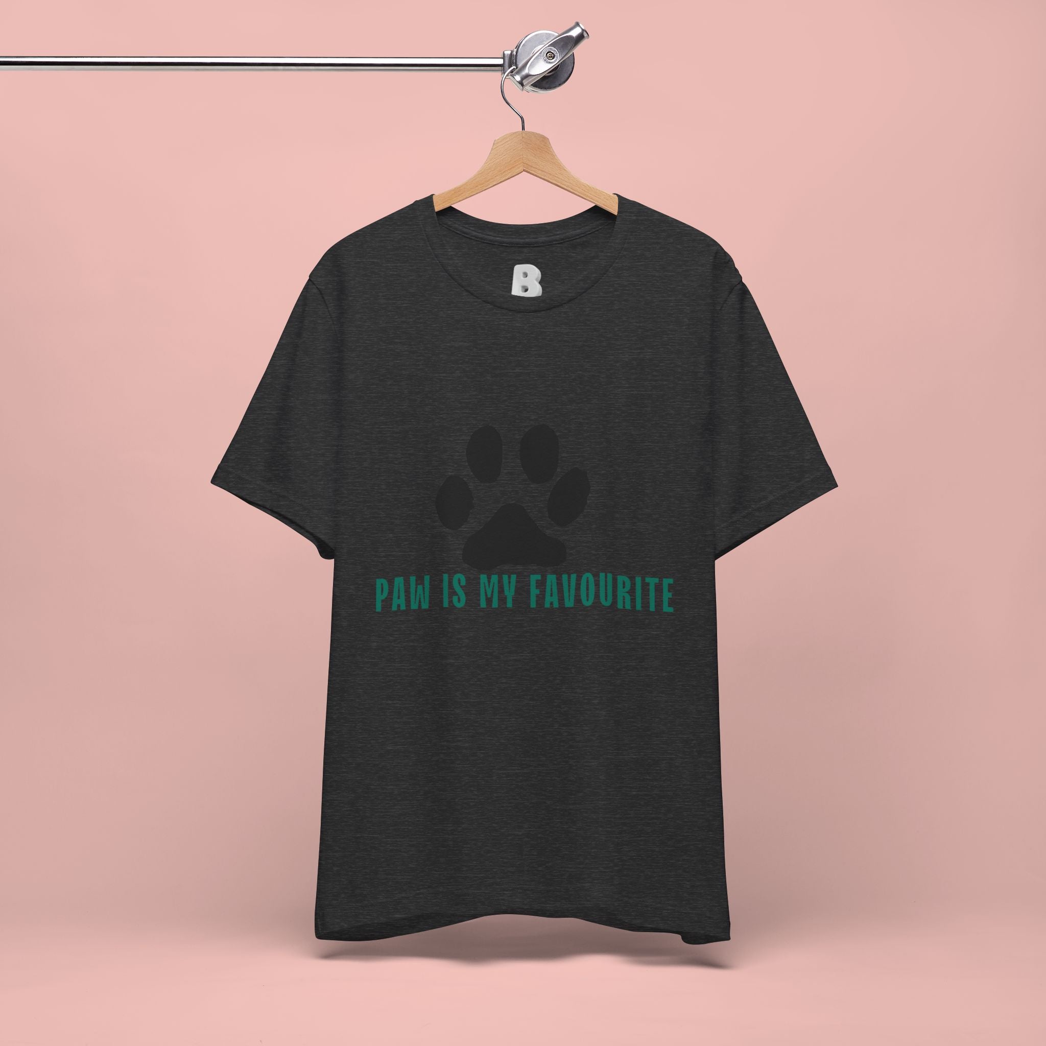 Paw Is My Favourite T‑Shirt — Dog Lover Paw Print Tee