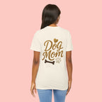 Dog Mom T-Shirt — Cute Paw & Bone Graphic Tee for Pet Lovers