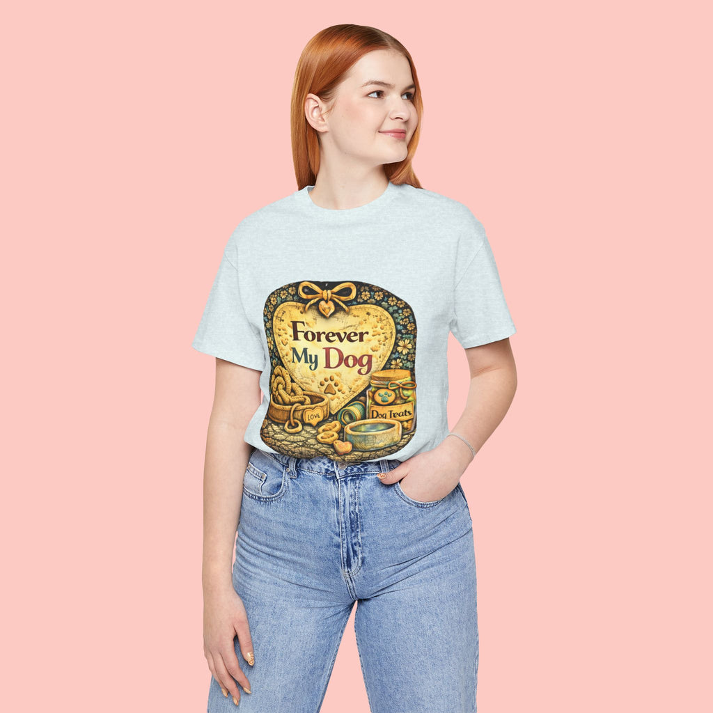 Dog T-Shirt — "Forever My Dog" Vintage Pet Lovers Tee