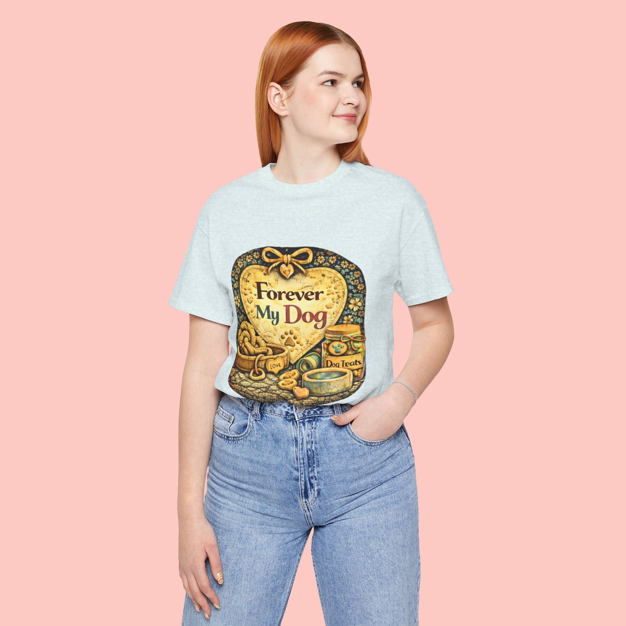Dog T-Shirt — "Forever My Dog" Vintage Pet Lovers Tee