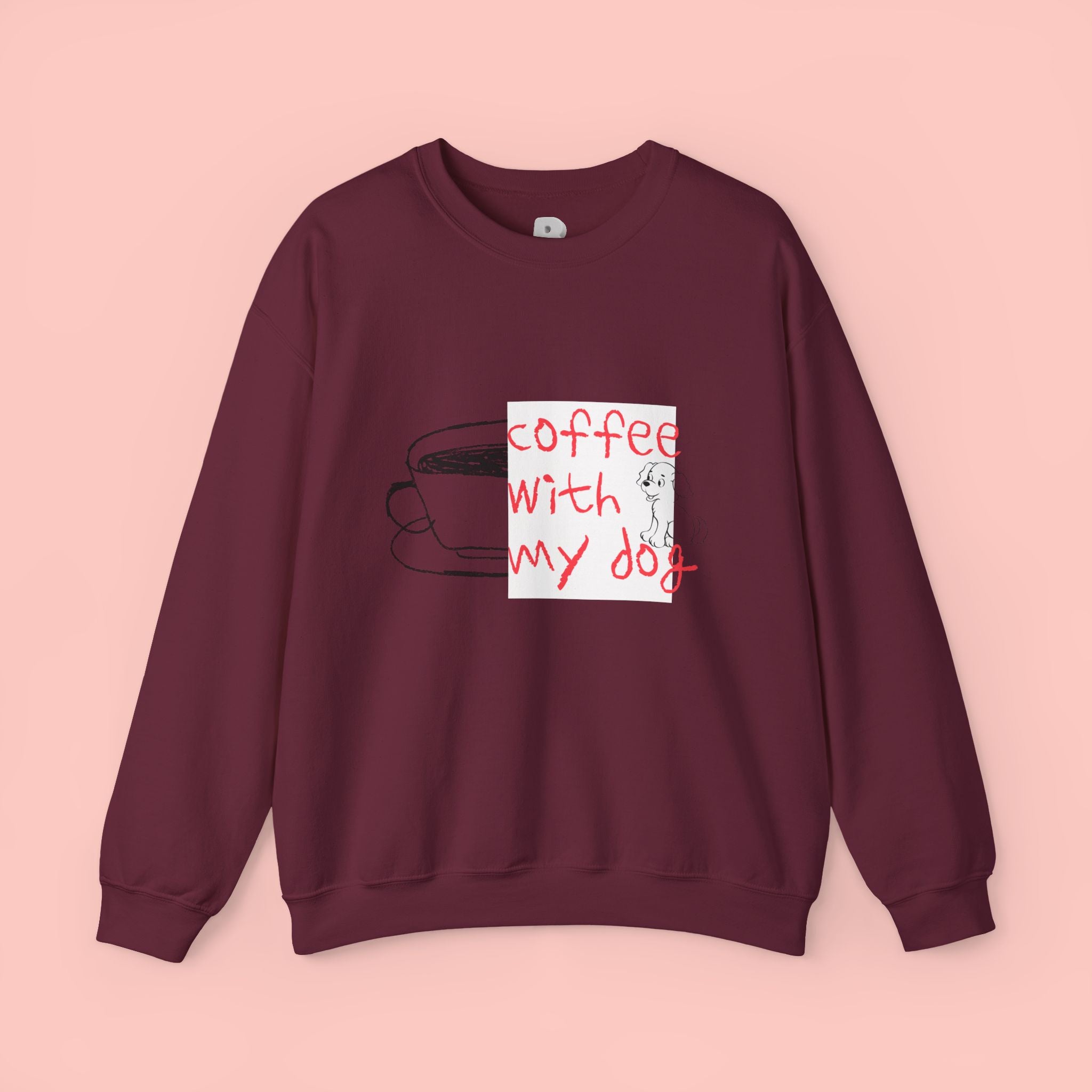 Coffee With My Dog Crewneck Sweatshirt