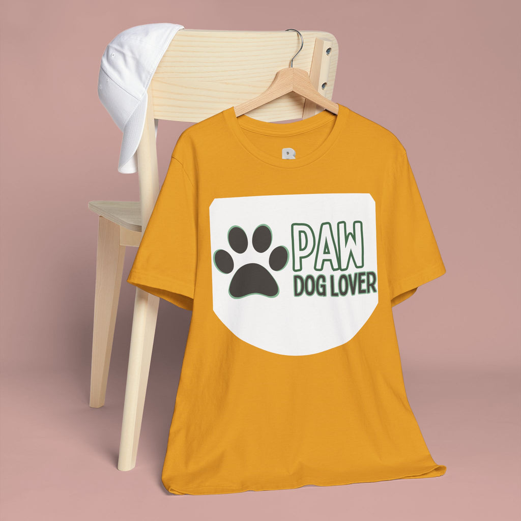 Paw Dog Lover T-Shirt — Cute Paw Print Tee for Dog Owners