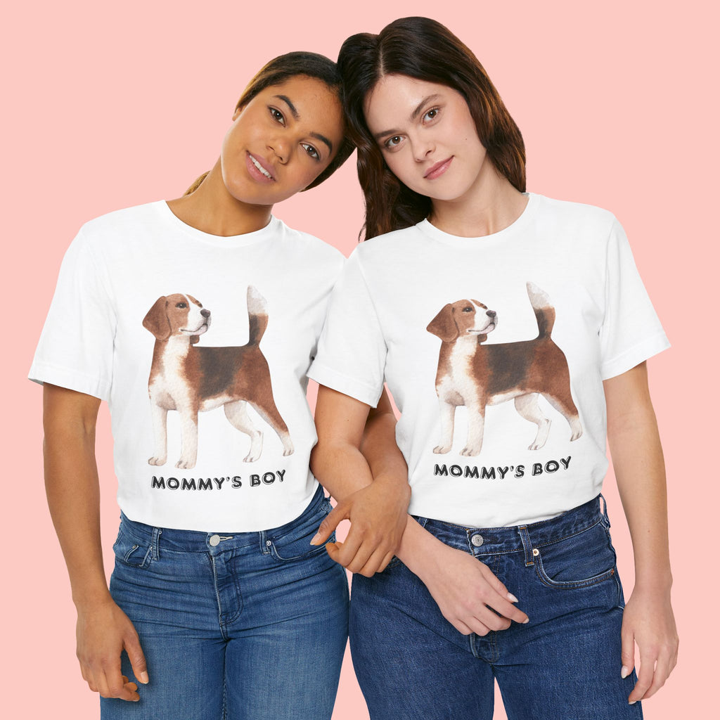 Mommy's Boy Beagle T-Shirt — Cute Dog Lover Tee