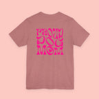Proud Dog Mom T-Shirt — Retro Pink Graphic Tee for Pet Lovers