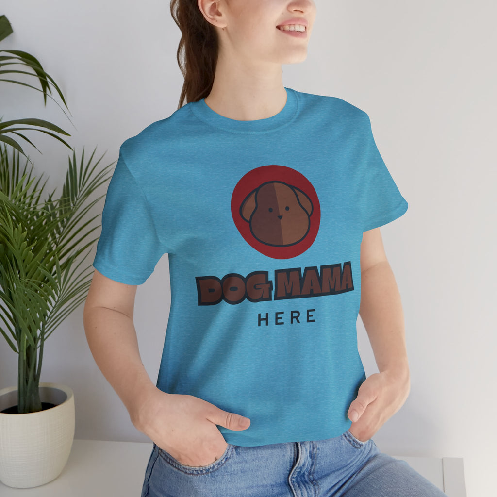 Dog Mama T-Shirt – Cute Brown Pup Graphic Tee