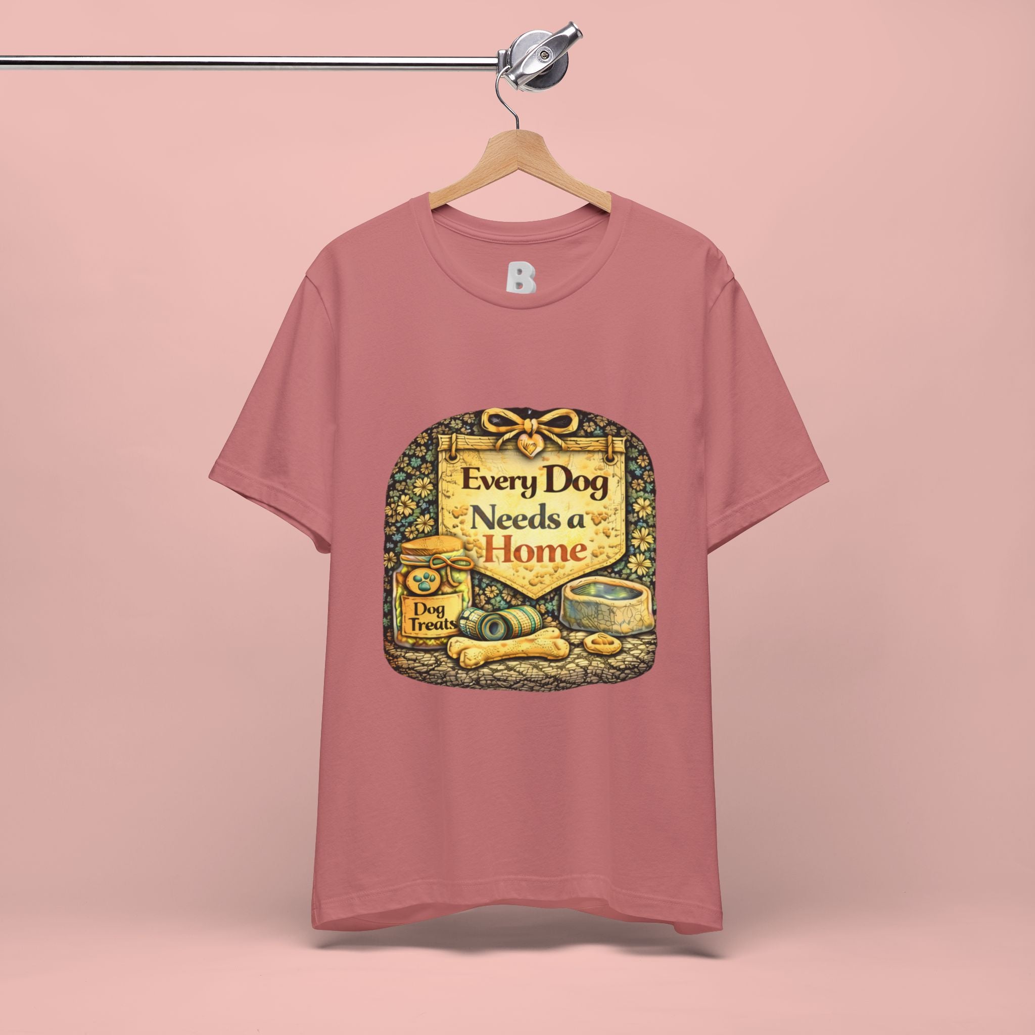 Dog Rescue Tee — "Every Dog Needs a Home" Shelter Support T-Shirt