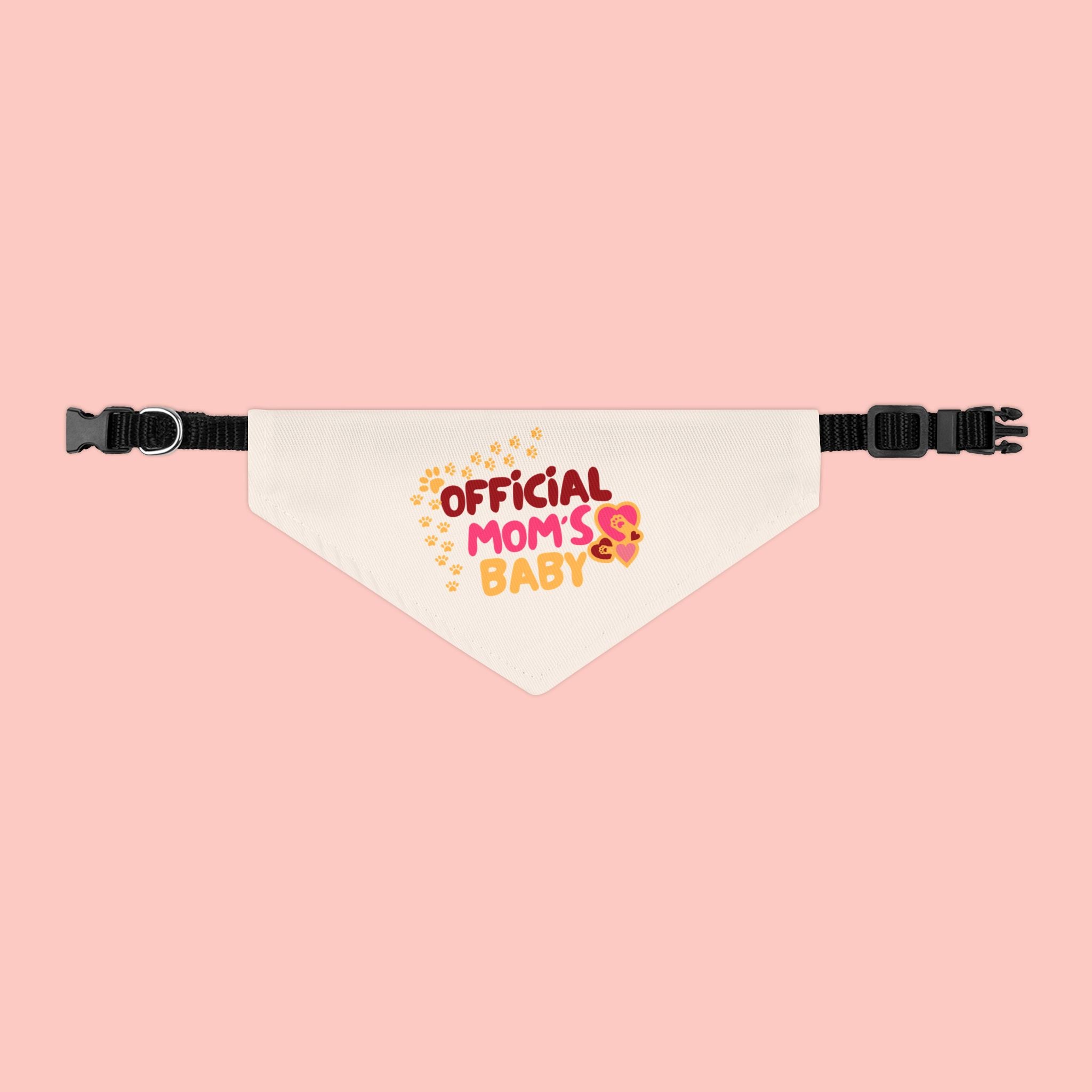 Bandana Collar — "Official Mom's Baby" Pet Bandana for Dogs & Cats