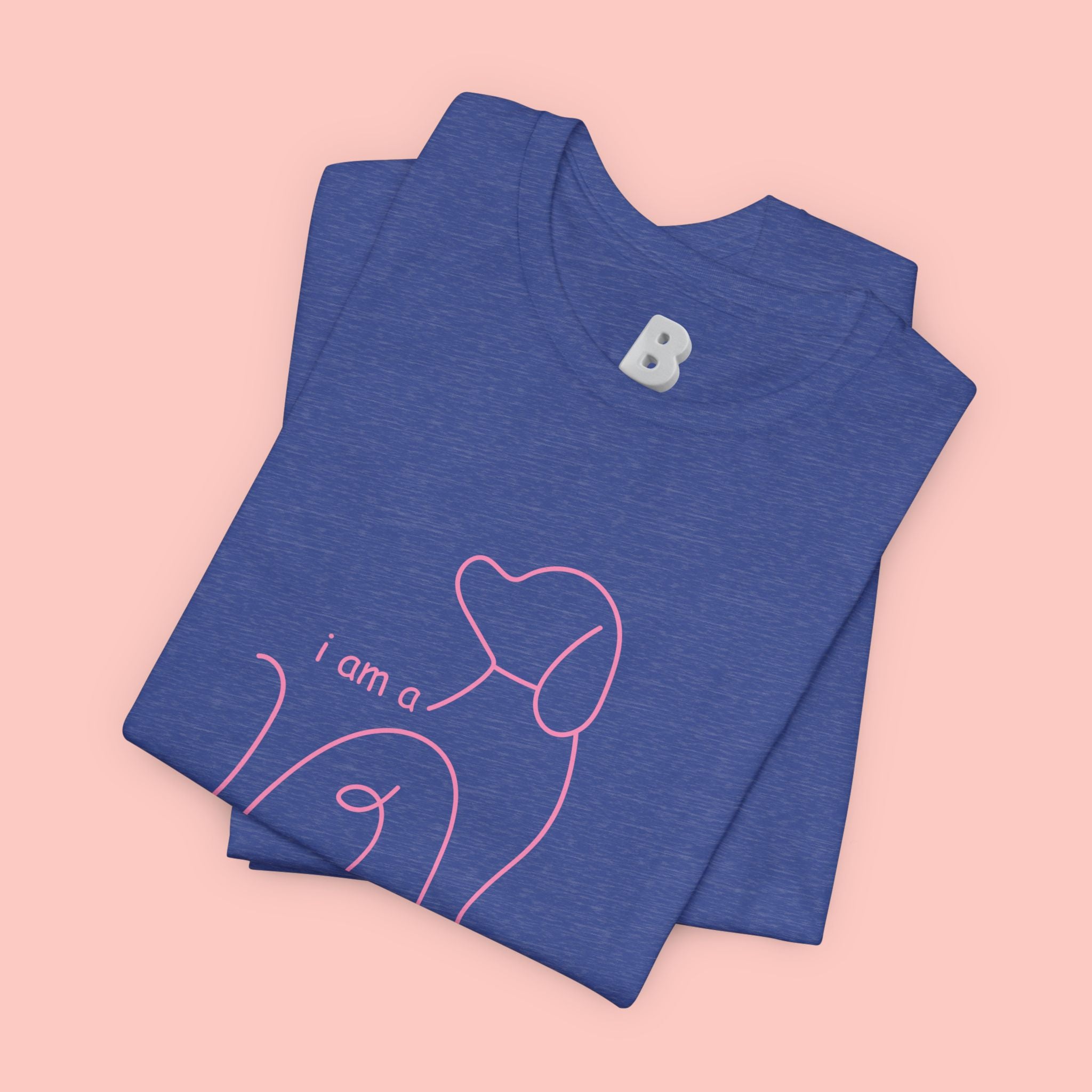 Dog Mom T‑Shirt – Minimal Pink Line Art Dog Tee