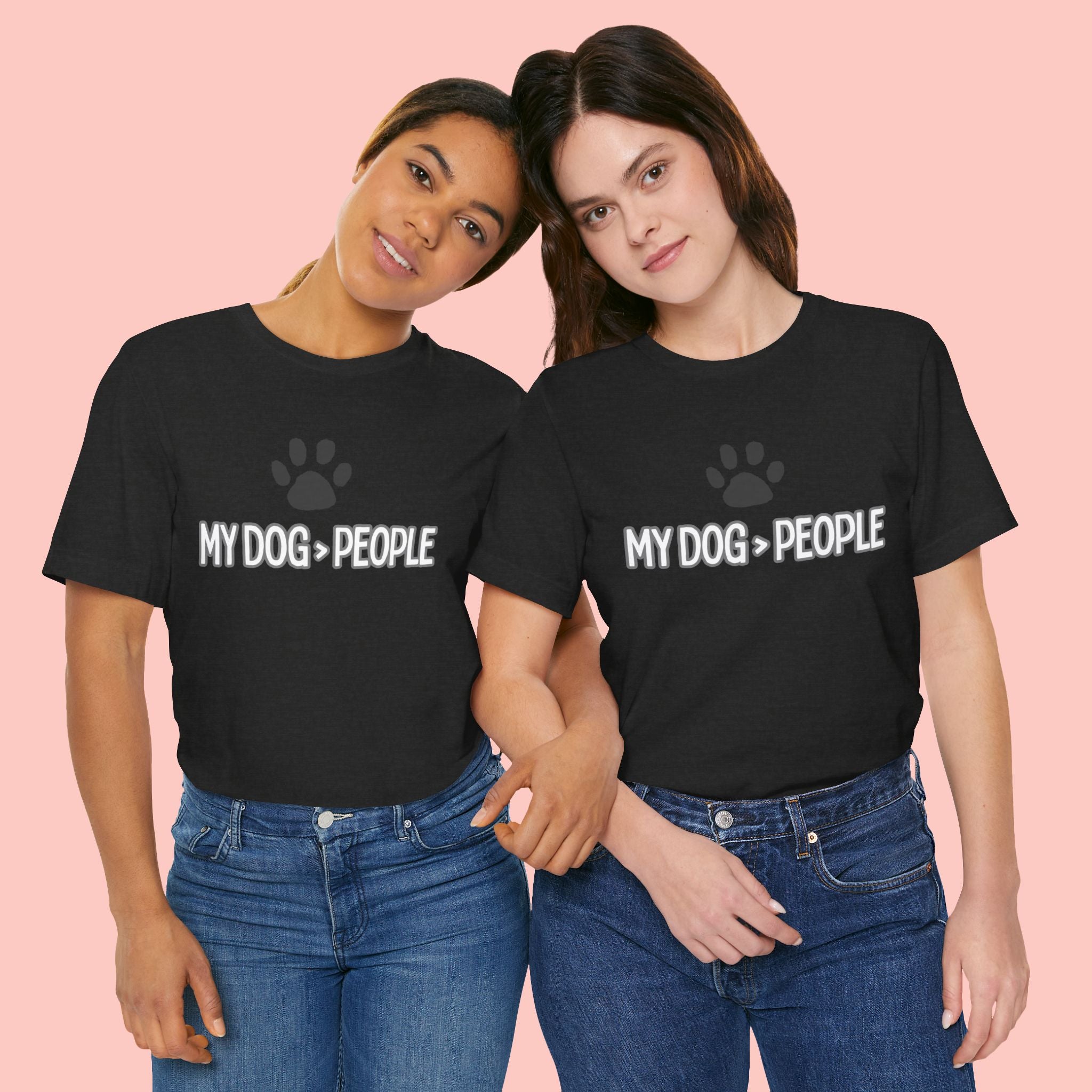 My Dog People T-Shirt — Dog Paw Graphic Tee for Dog Lovers