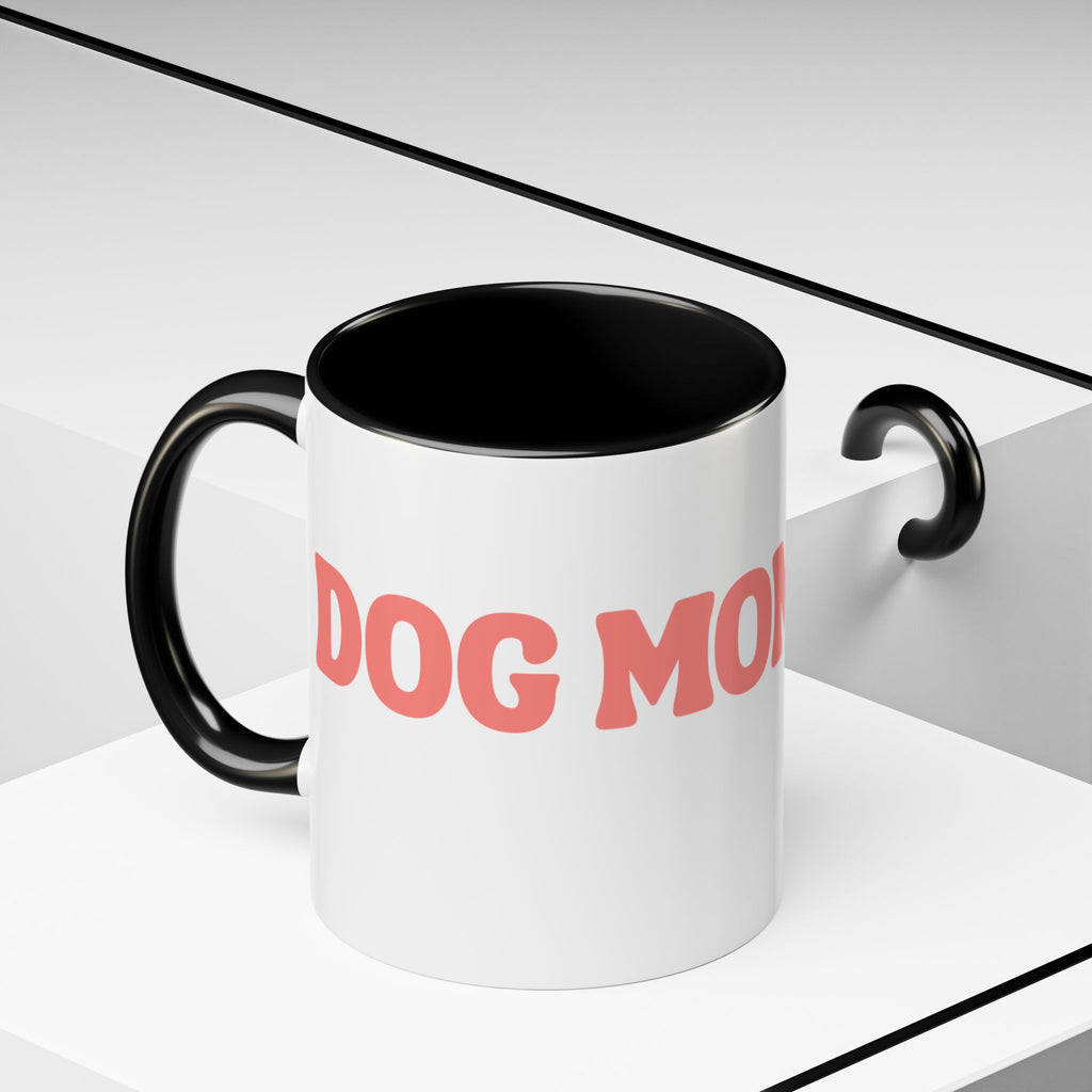 Mom Club Coffee Mug — Cute Paw Print Accent Mug for Dog Moms (11/15 oz)
