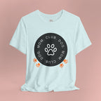 Dog Mom Club T-Shirt — Paw Print Graphic Tee for Pet Lovers
