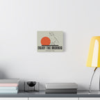 Enjoy the Morning with Your Dog Canvas