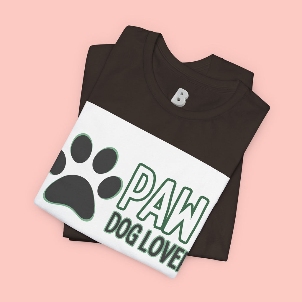 Paw Dog Lover T-Shirt — Cute Paw Print Tee for Dog Owners