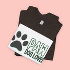 Paw Dog Lover T-Shirt — Cute Paw Print Tee for Dog Owners