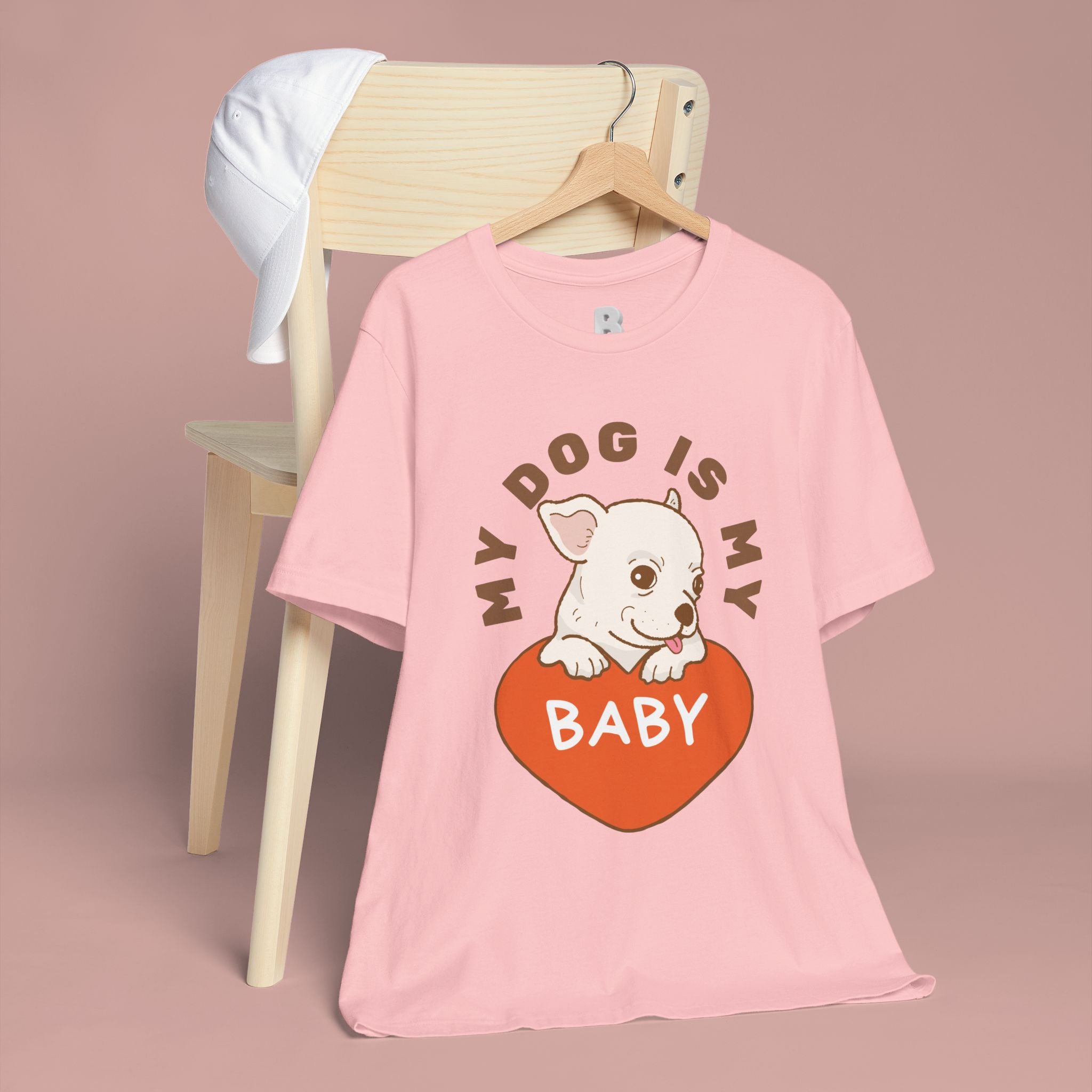 My Dog Is My Baby T-Shirt — Cute Puppy Heart Tee for Dog Lovers