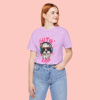 Cute Dog Tee — Headphones Puppy Graphic T-Shirt