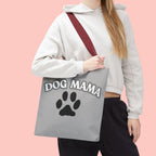 Dog Mama Paw Print Tote Bag – Cute Pet Lover Gift