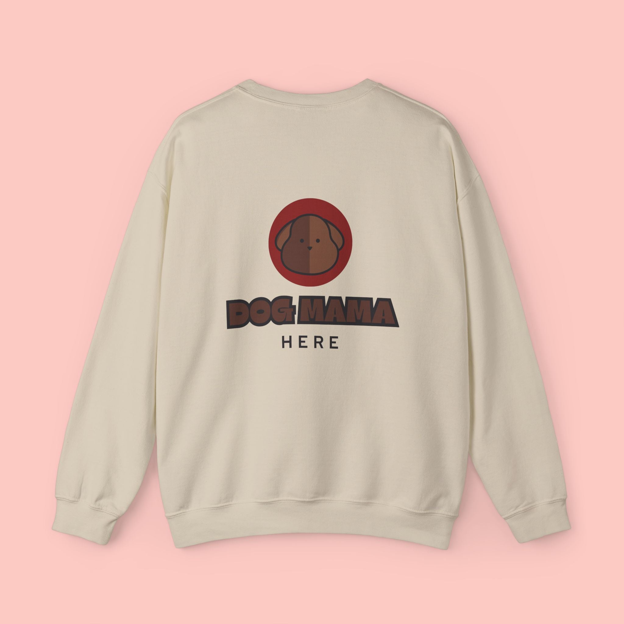 Dog Mama Sweatshirt — "Dog Mama" Graphic Crewneck